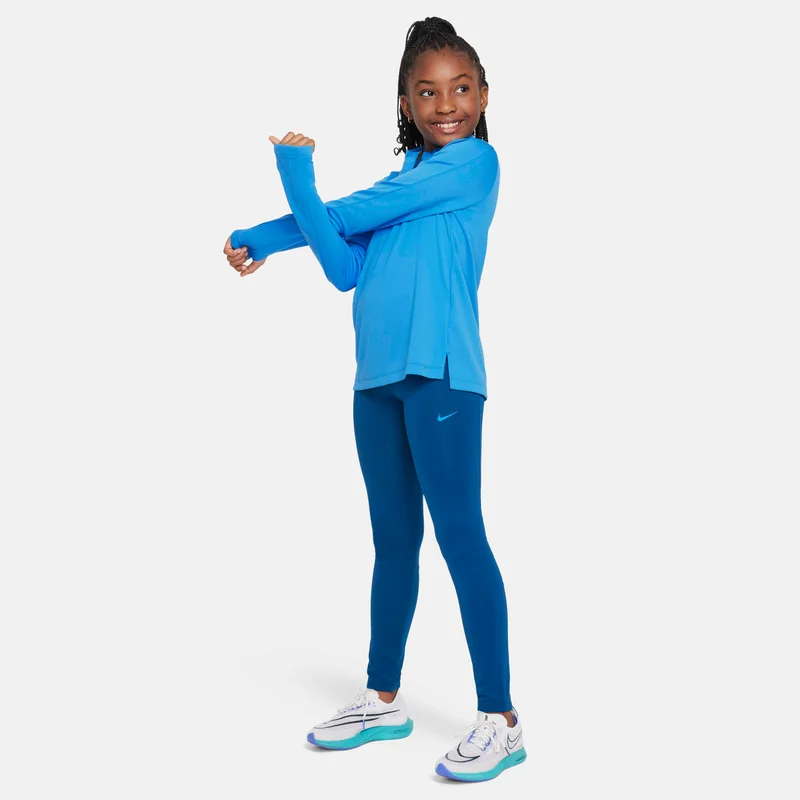 Nike blue Girls' Pro Dri-FIT Leggings for Women | Best Price UAE